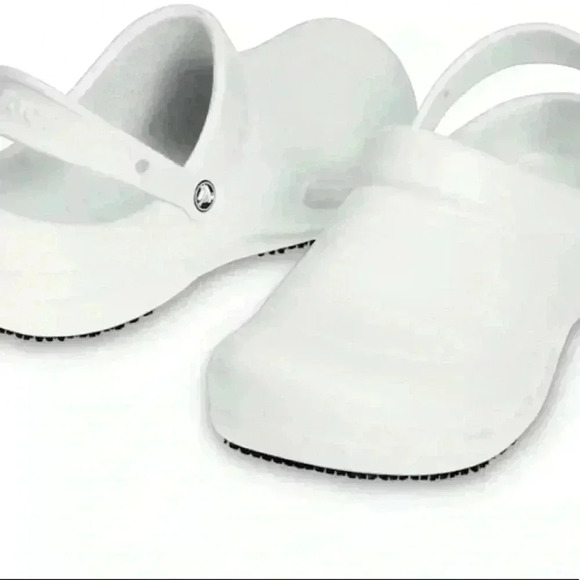 Crocs Bistro Slip Resistant clog work shoes 9w| 7m - Picture 2 of 4